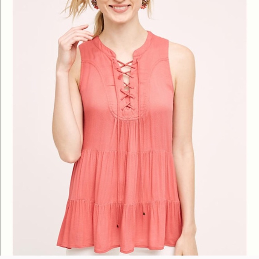 Anthro Anafa Tiered Tank